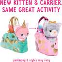 Creativity for Kids Cuddly Kitten Kit | Adopt, Accessorize & Decorate a Plush Pet | Toddler Purse & BFF Jewelry Gift for Girls | Encourages Imaginative Play & Fine Motor Skills (Ages 4+)