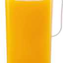LocknLock Aqua Fridge Door Water Jug | Clear Pitcher | BPA Free Plastic Pitcher with Lid | 2 Quart Pitcher with Lid for Water, Juice, Tea & More Beverages, Clear (64 Ounces)