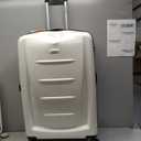 Samsonite Winfield 2 Hardside Expandable Luggage with Spinner Wheels, Checked-Large 28-Inch, Brushed White