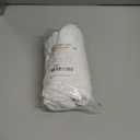 2-Pack Jersey Knit Pillow Cases Standard/Queen - Ultra Soft T-Shirt Like White Pillowcases Microfiber Blend - Envelope Closure Queen or Standard Size Set of 2, White