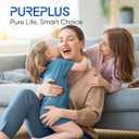 PUREPLUS Coconut Shell Water Filter Cartridge | Activated Carbon Block CTO | Universal Whole House 5 Micron 10 inch Cartridge | Compatible with WFHDC8001, CB-BB-10, EPM, EP-BB, 3Pack