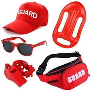 Guard Costume Set Include Guard Red Hat with Lanyard Guard Costume for Men Women (Style 3)