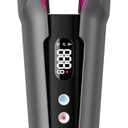 slopehill 2-in-1 Hair Straightener and Blow Dryer, Professional Flat Iron with High-Speed Airflow Technology for Straight, Smooth Hair (Grey)