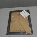 12x16 Solid Wood Picture Frame Green with 9x12 & 11x14 Double Mat, 12 by 16 Photo Frame for Wall Display, Wooden Frame for Nursery, Home Decor, Black/gold, 1 Pack