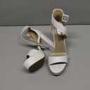 DREAM PAIRS Platform Heels for Women High Block Chunky Open Toe Ankle Strap Heels Fashion Wedding Party Evening Prom Dance Dress Pump Sandals Shoes 6.5