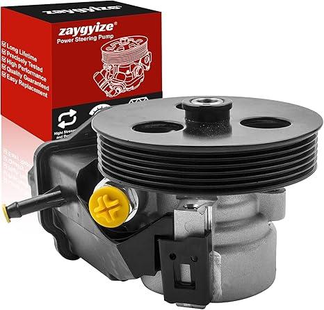 20-69989 Power Steering Pump with Pulley Compatible with 2006-2011 for Chevy Impala, 2006-2007 for Chevy Monte Carlo Power Assist Pump Replace # 88964571