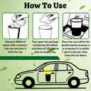 xcivi Car Odor Eliminator, 3 Set Chlorine Dioxide Tablets Deodorizing for Cars, Smoke Smell Remover For Car, Automotive Air Freshener, Car Bomb Odor Eliminator