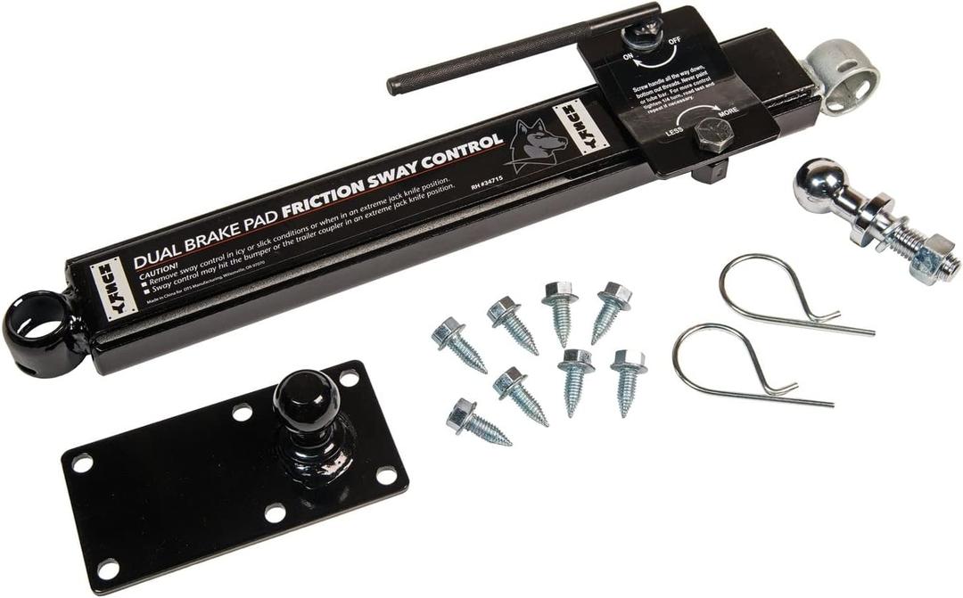 HUSKY TOWING 34715 Right Handed Adjustable Sway Control Kit