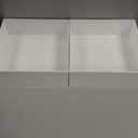 Buffet Risers, Food Display Risers for Party, White Acrylic Risers Display Stand for Buffet Table, Catering Displays for Dessert, Cube Box Nesting Riser with Hollow Bottoms (6"x7"x8" 6PCS)