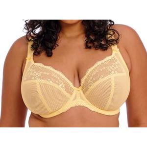 Elomi Women's Charley Stretch Plunge Bra: Stretch Lace & Mesh, Racerback Option. Low Plunge, US Size 32HH