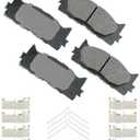 Akebono ACT1222A Ultra-Premium Ceramic Front Disc Brake Pads , GREY
