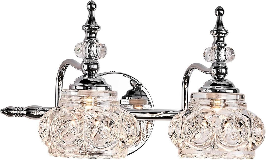 Chrome Vanity Light Bathroom Light Fixtures 2 Light Vanity Lighting Fixtures Vanity Lights for Bathroom