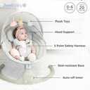 Jool Baby Nova Baby Swing for Infants – Bluetooth Music, Remote (Sage)