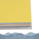 Golden State Art, Pack of 25 8x10 Multicolor Uncut Mat Boards, Great for Photos, Pictures, Frames, Acid-Free, White-Core