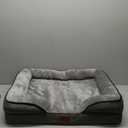Bedsure Orthopedic Dog Bed for Medium Dogs - Waterproof Dog Sofa Beds Medium, Supportive Foam Pet Couch Bed with Removable Washable Cover, Waterproof Lining and Nonskid Bottom, Dark Green (28"L x 23"W x 6.5"Th, Boreal Canopy Green)