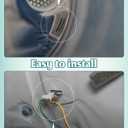 W10853313 Moisture Sensor Fits for Whirlpool Kenmore Dryers, Replacement W1068105 AP598974 4383795 PS11731237