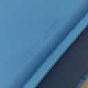 SEYMAC Case for iPad Pro 13 Inch M5 2025 / M4 2024, Heavy Duty Shockproof Protective Case with Screen Protector, 360 Rotating Stand, Hand/Shoulder Strap and Pen Holder, Light Blue (Black / Sky Blue)