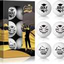Outus 6 Pack Graduation Golf Balls Gift Set Class of 2026 Funny Golf Ball Senior Night Gifts Celebrate the Season with Fun Holiday Graduation Party Favors Souvenirs for Men Women