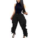 Jeans for Women Skinny High Waisted Classic Raw Hem Strentch Denim Pants, XL