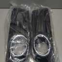 Pair Front Bumper Fog Light Grilles Grill Cover Replacement for A4 B8 A4L 2009 2010 2011 2012 8KD 807 681 01C /8KD 807 682 01C