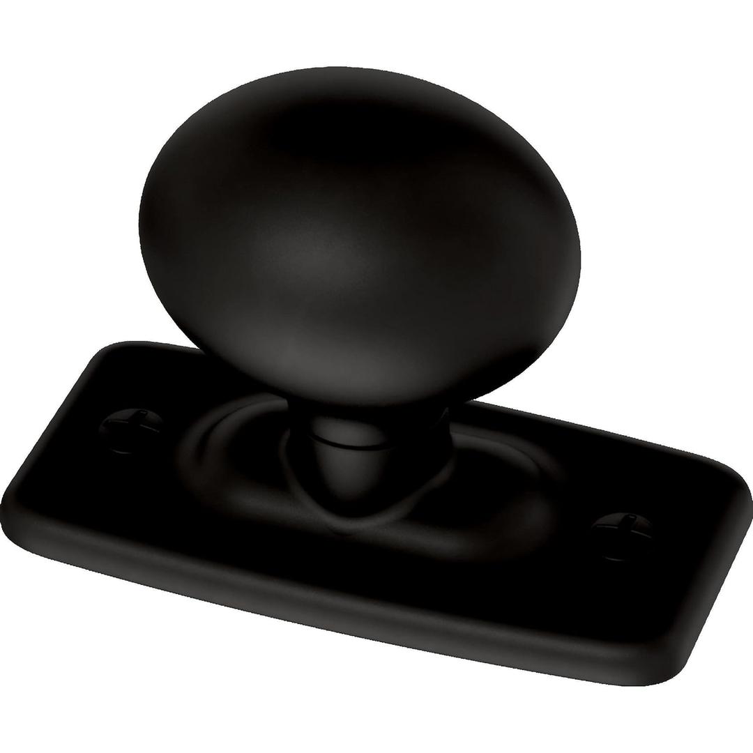 Franklin Brass Iron Craft (5-Pack) Cabinet Knobs | Matte Black Handles for Dresser Furniture Drawers/Kitchen/Door/Bathroom | 1-1/4" P28198K-FB-B