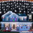 792 LED Christmas Lights with 176 Drops, 82ft 8 Modes Fairy Hanging String Lights with Timer Waterproof, Plug-in Christmas String Lights for Holiday Wedding Party Christmas Decorations (Cool White)