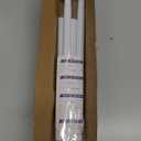 White Shower Curtain Rod 45 to 77 Inch,Shower Rods for Bathroom,Spring Tension Curtain Rod No Drilling for Windows Doors Closet Kitchen Wardrobe (White 1 Pack)