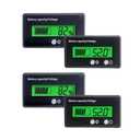 2Pack Golf Cart Battery Capacity Voltage DC 12V 24V 36V 48V 72V Battery Meter Tester Gauge Monitors Lithium ion Lead-Acid Batteries Indicator for Golf CART Yamaha Club CAR EZGO Motorcycle Most Car (2pc Green)