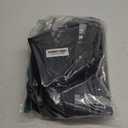 Vorspack Clear Backpack Heavy Duty PVC Transparent Backpack with Reinforced Strap Stitches & Large Capacity for College Workplace Security - Black