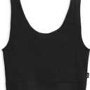 TomboyX Compression Bra Top for Women, Full Coverage Gender Inclusive Bras, Wireless Medium Support Top No Padding Sports Bra, XL