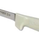 Dexter-Russell 1543 Sani-Safe Boning Knife, 6-Inch Flexible Blade, Narrow Dexsteel Edge, Slip-Resistant White Handle with Fingerguard, NSF, Made in USA