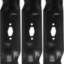 3 x 3 Pack High-Lift Mower Blades for XT1-GT54, XT1-ST54, ZT1-54, ZT2-54 Mowers with a 54-inch Cutting Deck, Replaces Cub Cadet Craftsman 742P05086 742-05086 CMXGZAM110194