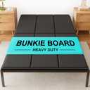 Full Bunkie Board 10mm (54x75 inches) - Anti-Sag Mattress Support Board, Noise-Minimizing, Breathable & Moisture Resistant - Universal Fit for Bed Frame, Platform Beds & Pull-Out Sleeper Sofa