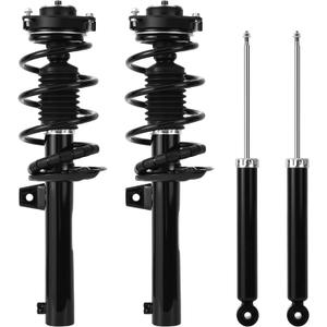 AUTOSAVER88 Front Complete Struts Rear Shocks Assembly Compatible with 2005-2018 VW Jetta