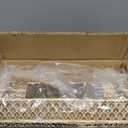 Nitial Crystal Wedding Card Box with Heart Lock 11in Wedding Money Box Treasure Chest Gold Bead Card Receiving Memory Storage for Reception Brithday Graduation Baby Shower Party Decor(Exquisite Style)