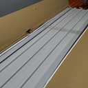Brakki PVC Slat Wall Paneling 4x8 ft, Garage Organizer Storage System, Grey Slatwall Panels for Garage Organization Product, Heavy Duty Wall Mounted Tool Storage for Home