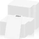 300 Pieces Trading Card Dividers, Blank Paper Card Dividers White Card Separators with Tabs for Storage Boxes, MTG TCG Sports Game Cards, 2.6 x 4.1 Inches