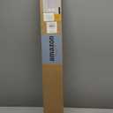 No Drill Blinds for Windows 1" Vinyl L-Shaped Slats Cordless Mini Blinds for Home, for Window Size 35" W  64" H White