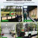 ELITEWILL Lockable Backpack Blower Rack for Trailer,Height-Adjustable