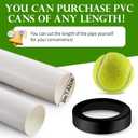 Tennis Ball Tube Picker Upper | DIY No-Bend Retriever Saves 70% Time | Multi-Scoop for Tennis/Pickleball Coaches & Players
