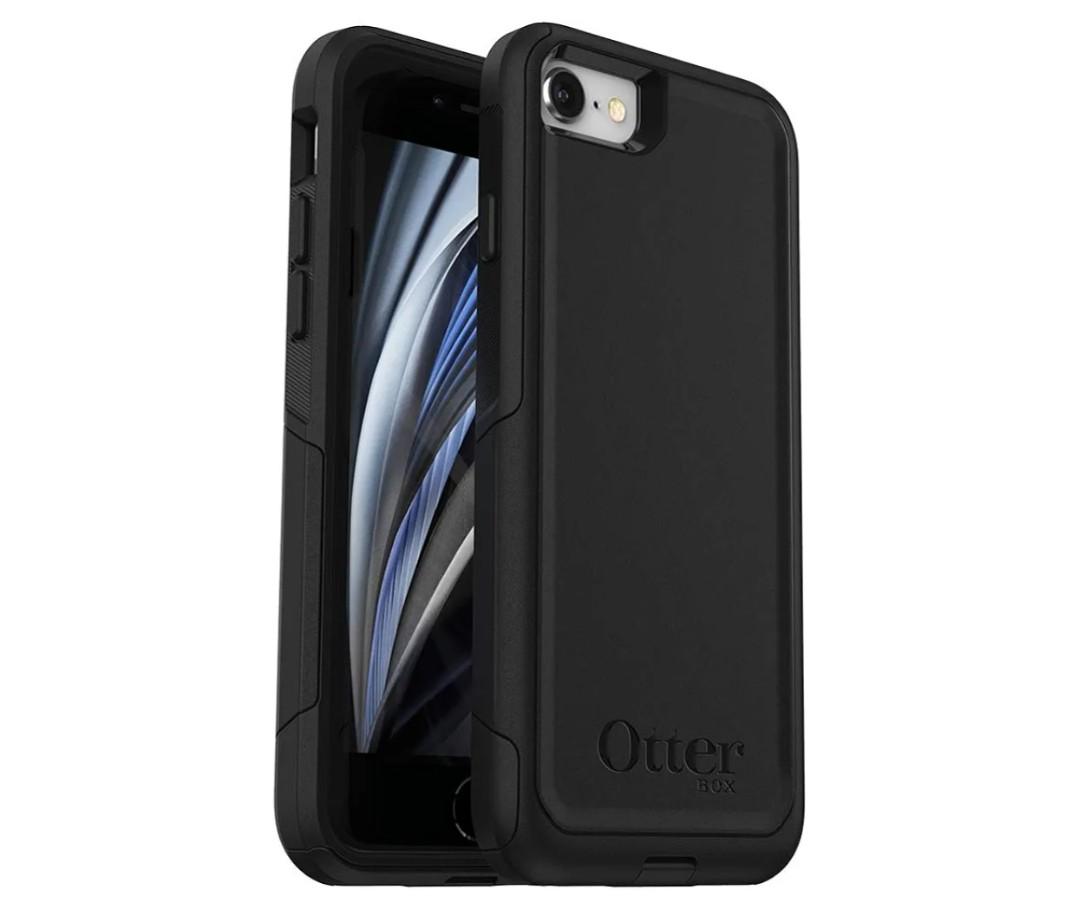 OtterBox iPhone SE 3rd & 2nd Gen, iPhone 8 & iPhone 7 (not Compatible with Plus Sized Models) Commuter Series Case - Black, Slim & Tough, Pocket-Friendly, with Port Protection