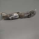 ADOGGYGO Soft Dog Collar, Brown Plaid Pet Collar with Detachable Bow Tie Adjustable Plaid Bowtie Collars for Small Medium Large Dogs Pets (Large)