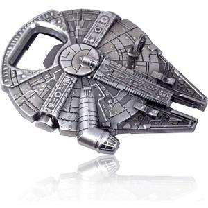 LuxuryTeech Millennium Falcon Metal Bottle Opener Keychain Wars - Beer Bottle Opener Millennium Falcon Keychain & Gift