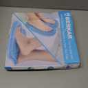 BESKAR Larger Foot Scrubber Mat with Non-Slip Suction Cups- Cleans, Smooths, Exfoliates & Massages Without Bending, Circulation & Soothes Tired Feet, Great for Shower or Bathtub (Blue)