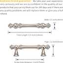 Asidrama 10 Pack 3 Inch(76mm) Brushed Satin Nickel Kitchen Cabinet Handles, Cabinet Pulls Kitchen Cabinet Hardware for Cupboard Drawer Pulls