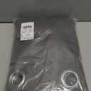 NICETOWN Gray Blackout Curtains for Bedroom 84 inches Long - Thermal Drapes Grommet Room Darkening Light Blocking Curtains Window Treatments for Living Room (2 Panels, W52 x L84, Grey)