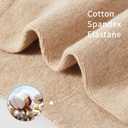 J-BOX Crew Socks for Women Casual Cotton Socks Soft Breathable Dress Socks 10 Pairs (6-9, White 2+khaki 2+brown 3+camel 3)