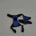 rabbitgoo Dog Harness No Pull with 2 Leash Clips, Adjustable Soft Padded, Reflective Oxford No Choke Pet Vest with Easy Control Handle for Large Dogs, Dazzling Blue, L