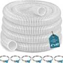 Heavy Duty PVC Dust Collection Hose 4" x 40', 4 Inch Dust Collection Hose