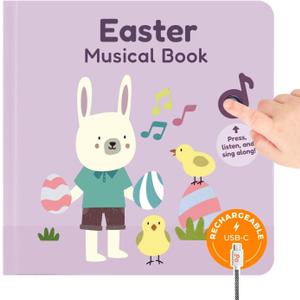 Calis Books Holiday & Seasonal Musical Sound Books for Toddlers (Easter)